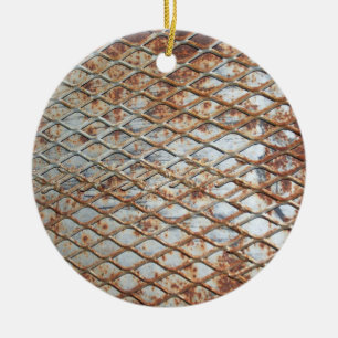 Adorno De Cerámica Falln Rusty Grate