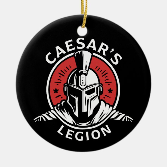 Adorno De Cerámica Fallout Christmas Ornament Caesars Legion (Frente)