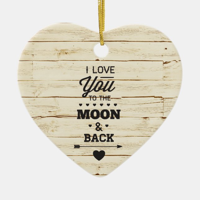 Adorno De Cerámica Falsa madera blanca (Frente)