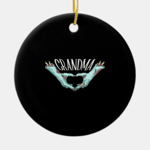 Adorno De Cerámica Familia de disfraces de Halloween para el corazón 