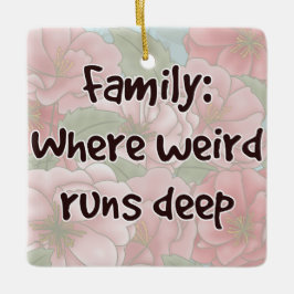 Adorno De Cerámica Familia: Donde lo raro corre profundo