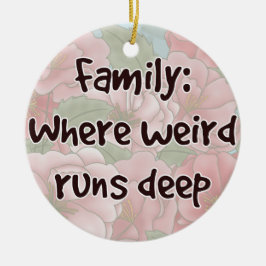 Adorno De Cerámica Familia: Donde lo raro corre profundo
