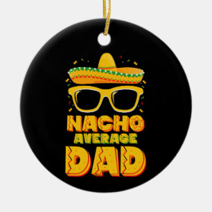 Adorno De Cerámica Familia Nacho Promedio de Papá Cinco De Mayo
