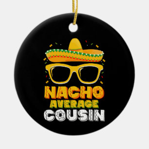 Adorno De Cerámica Familia primo promedio Nacho Cinco De Mayo