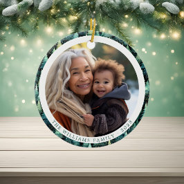 Adorno De Cerámica Familia Rustic Woodland Navidades 2 fotos