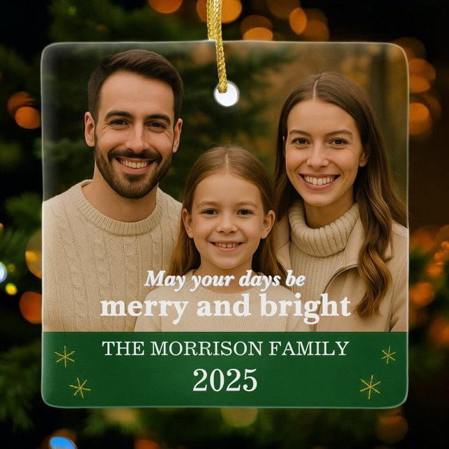 Adorno De Cerámica Family Photo Customizable (Subido por el creador)