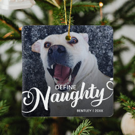 Adorno De Cerámica Famosa foto de Navidades de perros Mascotas