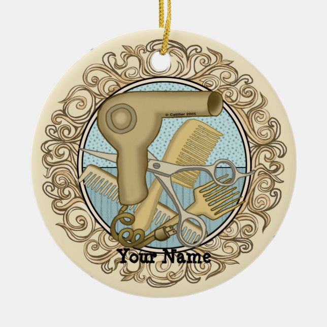 Adorno De Cerámica Fancy Beautician (Frente)