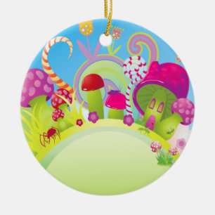 Adorno De Cerámica Fantasía de Candy Land