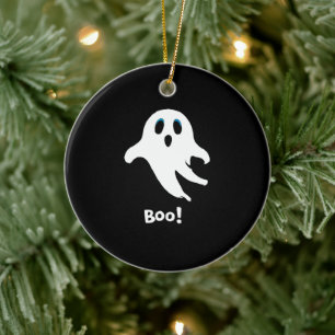 Adorno De Cerámica Fantasma de Halloween volador