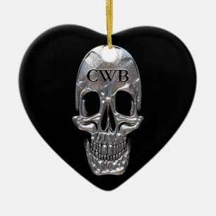 Adorno De Cerámica Fantasma de los sonidos del cráneo