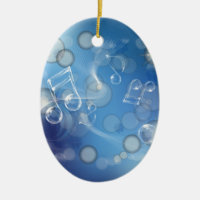 Fantasy Glass Music Notes