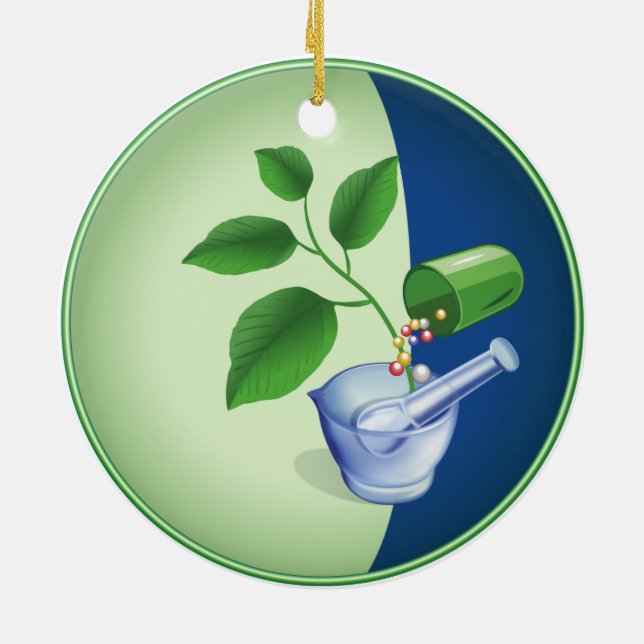 Adorno De Cerámica Farmacia (Atrás)