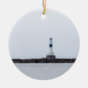 Adorno De Cerámica Faro de aguas termales contiguo