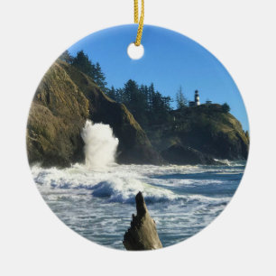 Adorno De Cerámica Faro de decepción del Cabo, Washington