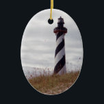 Adorno De Cerámica Faro de Hatteras del cabo<br><div class="desc">Faro de Hatteras del cabo</div>
