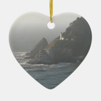 Adorno De Cerámica Faro de la costa de Oregon