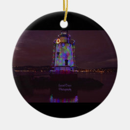 Adorno De Cerámica Faro de navidades