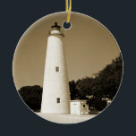 Adorno De Cerámica Faro de Ocracoke<br><div class="desc">Faro de Ocracoke</div>