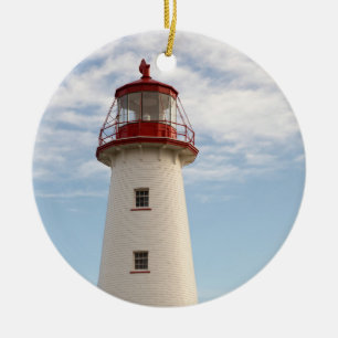 Adorno De Cerámica Faro de punto de espera