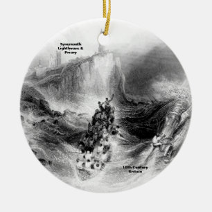 Adorno De Cerámica Faro de Tynemouth