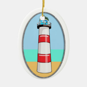 Adorno De Cerámica Faro del faro
