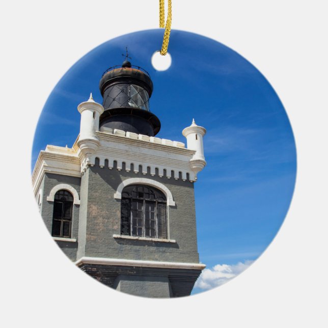 Adorno De Cerámica Faro Faro (Frente)