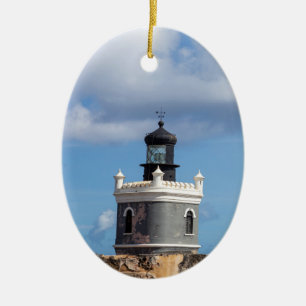 Adorno De Cerámica Faro Faro