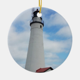 Adorno De Cerámica Faro Fort Gratiot en Michigan