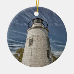 Adorno De Cerámica Faro Piney Point