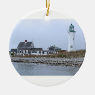 Adorno De Cerámica Faro viejo Massachusetts de Scituate