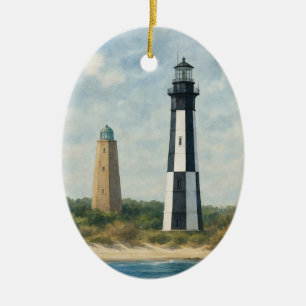 Adorno De Cerámica Faros de Cape Henry