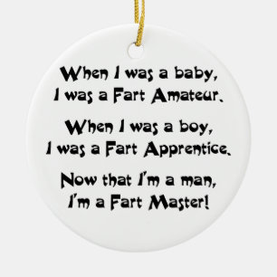 Adorno De Cerámica Fart el amo