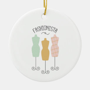 Adorno De Cerámica Fashionista