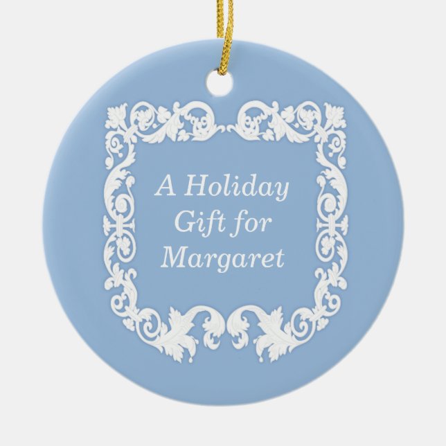 Adorno De Cerámica Faux Jasperware (Frente)