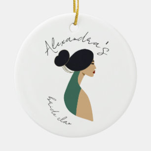 Adorno De Cerámica Favor del partido de ducha de novia personalizado,