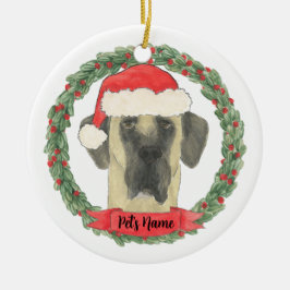 Adorno De Cerámica Fawn Masked Great Dane personalizado