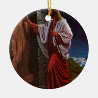 Adorno De Cerámica fe bíblica Jesucristo vintage pintura antigua