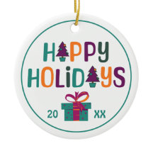 Felices Fiestas Navidades del Año Retro