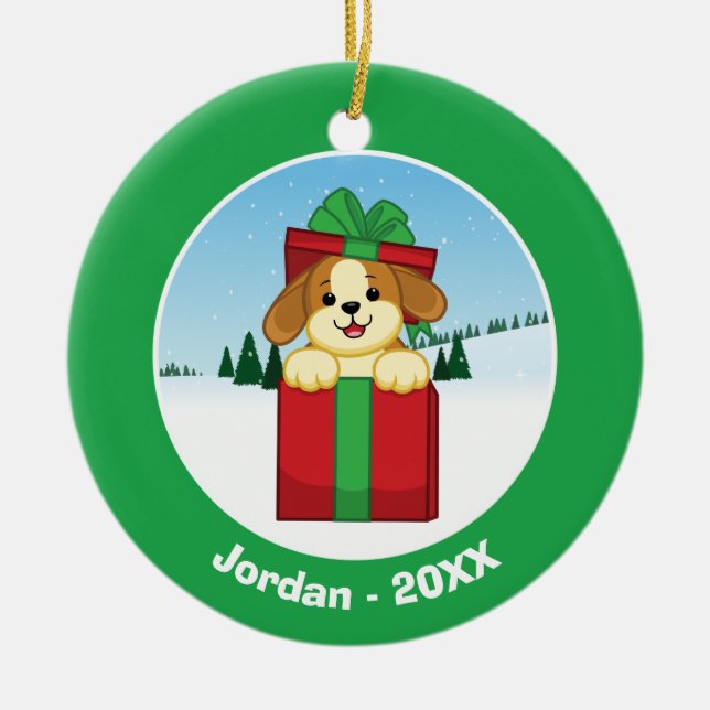 Adorno De Cerámica ¡Felices Navidad! (Frente)