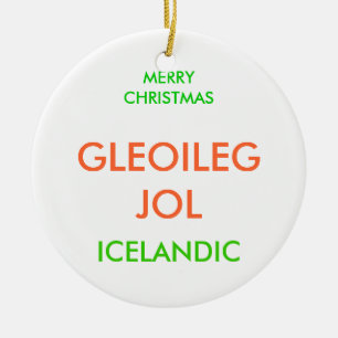 ADORNO DE CERÁMICA FELICES NAVIDAD,