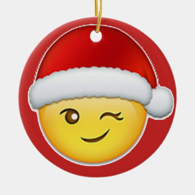 Adorno De Cerámica Felices Navidad (Frente)