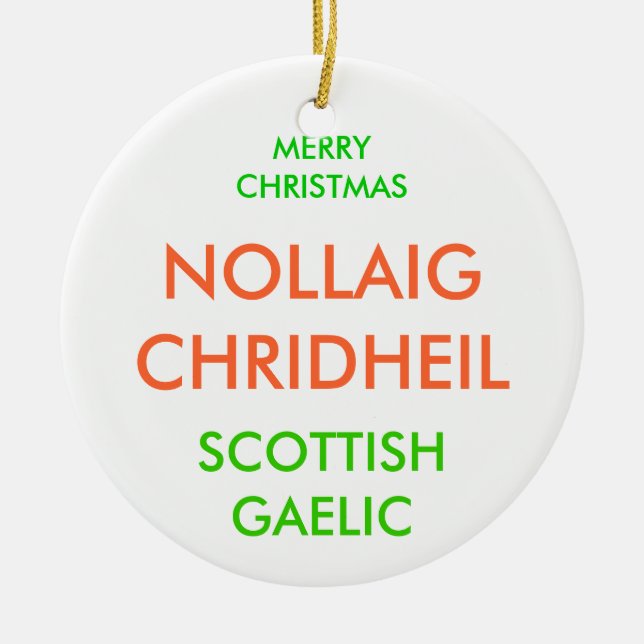 ADORNO DE CERÁMICA FELICES NAVIDAD, (Frente)