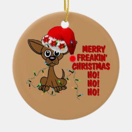 Adorno De Cerámica Felices Navidad Brother de Freakin