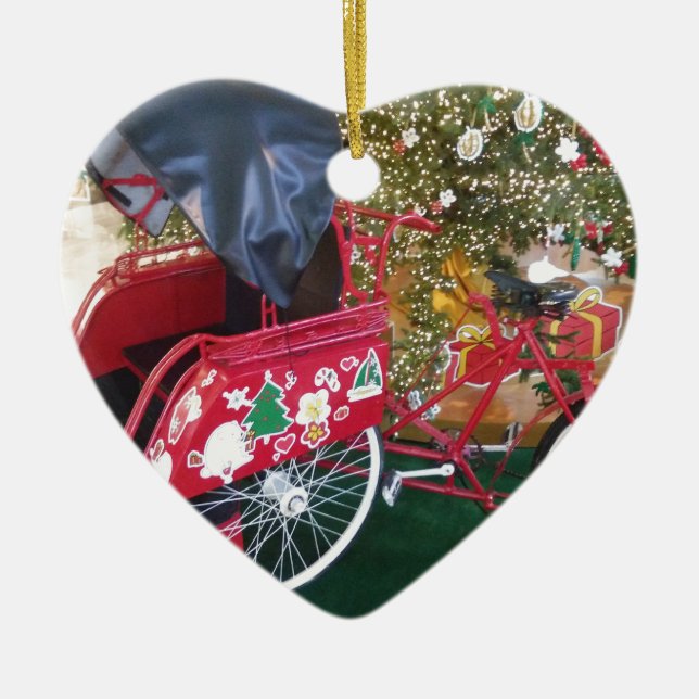 Adorno De Cerámica Felices Navidad de Bali Indonesia (Frente)