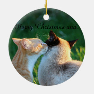 Adorno De Cerámica Felices Navidad, Feliz Año Nuevo