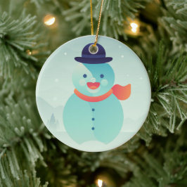 Adorno De Cerámica Feliz Año Nuevo