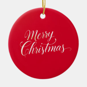 Adorno De Cerámica Feliz Año Nuevo Feliz Navidad Temporada de Vacacio