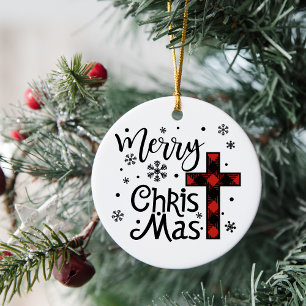 Adorno De Cerámica Feliz Cristo Mas Navidades religiosos cristianos