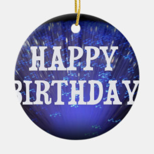 ADORNO DE CERÁMICA FELIZ CUMPLEAÑOS